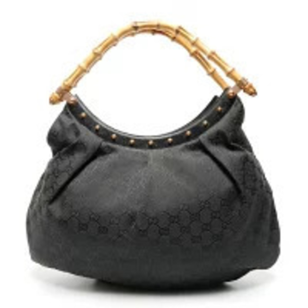Gucci Handbag Handle Bamboo Black